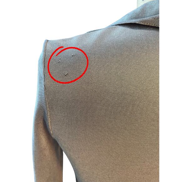 Vintage Cerruti Club Slinky Mocha Long Sleeve Top – Made in Italy - Picture 6 of 7